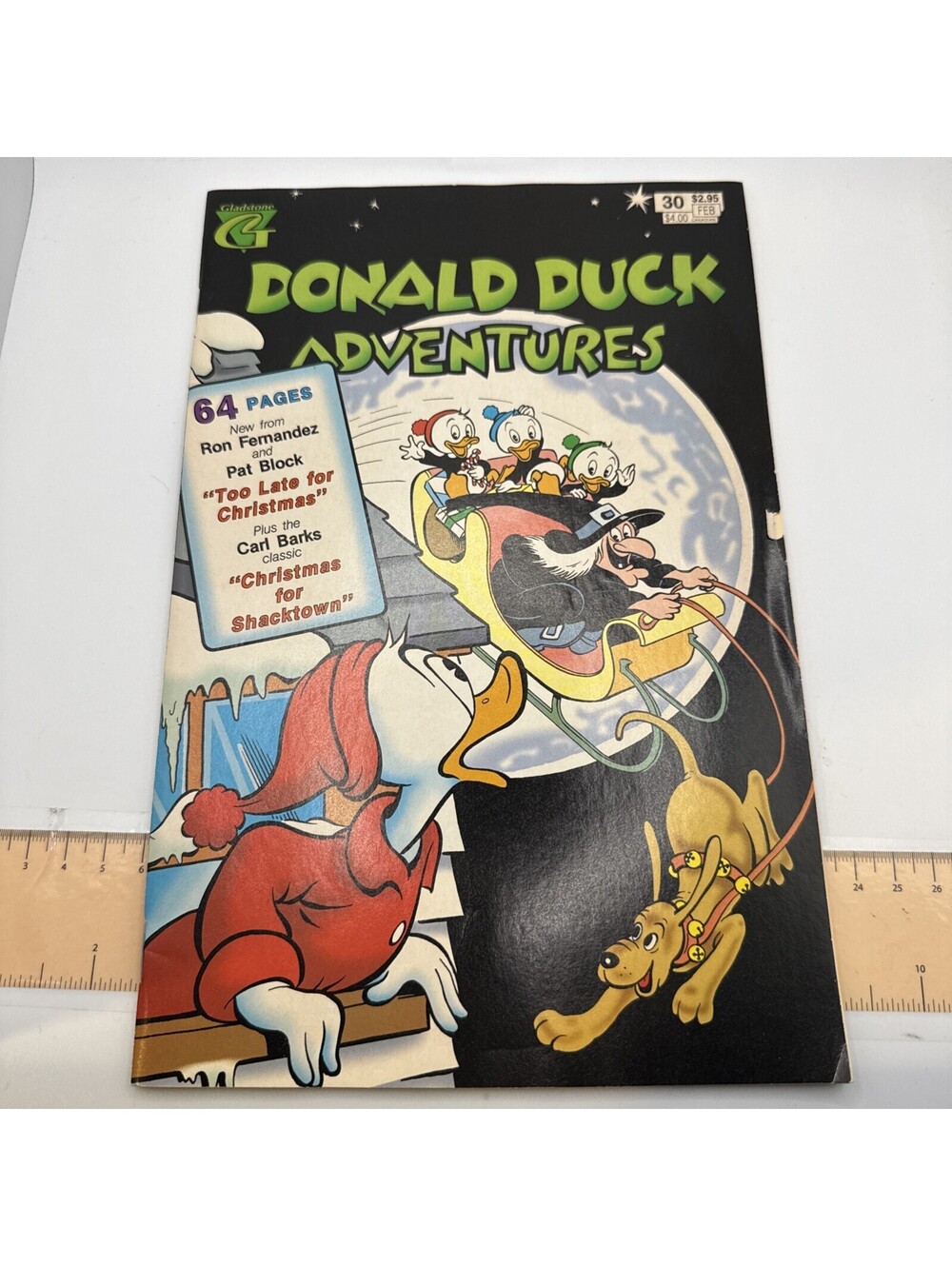 Walt Disney's Donald Duck Adventures 30 Gladstone Comics Christmas 1995